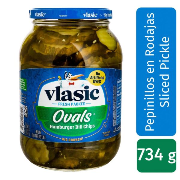 Vlasic Pepinillo en Rodajas para Hamburguesa 734 g / 25.89 oz - Image 3