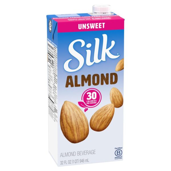 Silk Bebida de Almendras Sin Azúcar Sabor Original 6 Unidades / 946 mL / 32 oz - Image 3