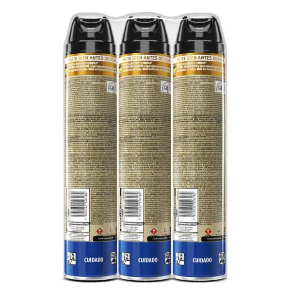 Raid Insecticida en Aerosol Mata Cucarachas Rápida Acción 3 Unidades / 400 mL / 13.52 ozRaid Insecticida en Aerosol Mata Cucarachas Rápida Acción 3 Unidades / 400 mL / 13.52 oz - Image 3