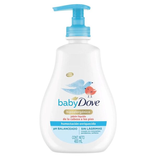 Dove Jabón Líquido para Bebé 3 Unidades / 400 mL - Image 4