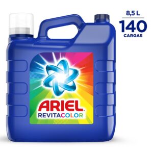 Ariel Revitacolor Detergente Líquido para Lavar Ropa con Activos Biodegradables 8.5 L / 140 Lavadas