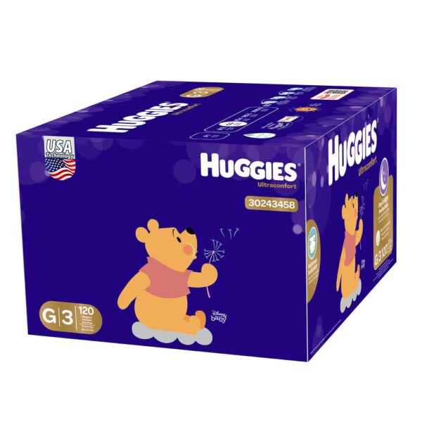 Huggies Ultraconfort Pañales Talla 3 / G / 120 Unidades - Image 4