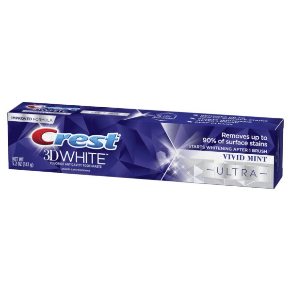 Crest Crema Dental 3D White Advanced Whitening 5 Unidades / 147 g / 5.2 oz - Image 3
