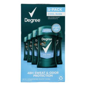 Degree Cool Rush Desodorante 5 Unidades / 76 g / 2.7 ozDegree Cool Rush Desodorante 5 Unidades / 76 g / 2.7 oz