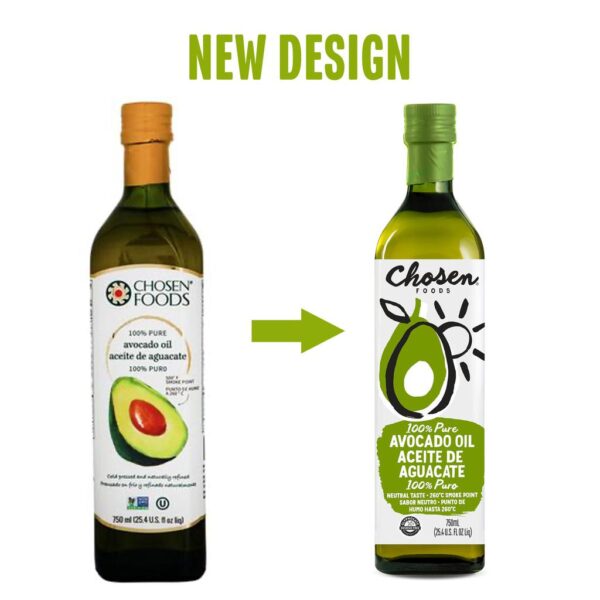 Chosen Foods Aceite de Aguacate Puro 750 mL / 25.4 oz - Image 2