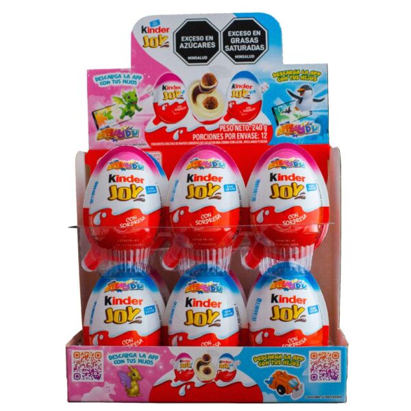 Kinder Joy Mixto 12 Unidades / 240 g