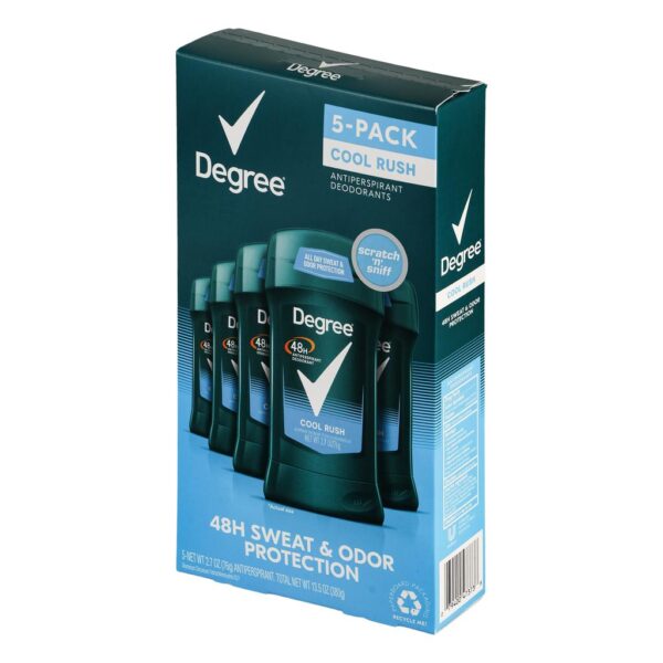 Degree Cool Rush Desodorante 5 Unidades / 76 g / 2.7 ozDegree Cool Rush Desodorante 5 Unidades / 76 g / 2.7 oz - Image 3