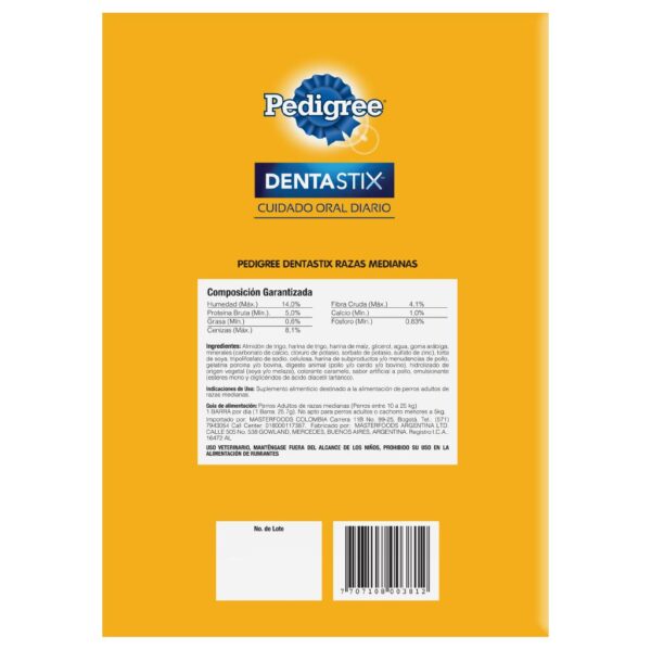 Pedigree Dentastix 10 Unidades / 25.7 g / 0.9 oz - Image 2