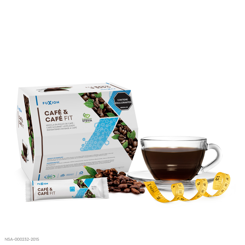 CAFÉ & CAFÉ FIT CAJA 28 X 5gr