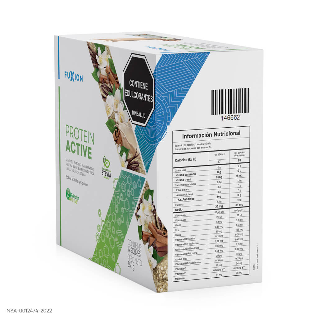 PROTEIN ACTIVE FIT CAJA 14 X 25gr - Image 2