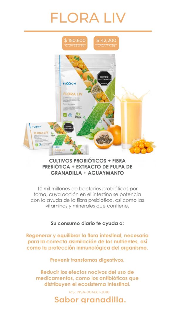 FLORA LIV CAJA 7X5G