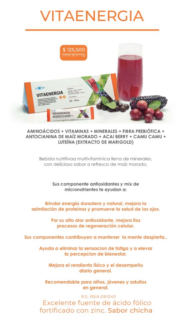 VITAENERGIA CAJA 30X7.5G