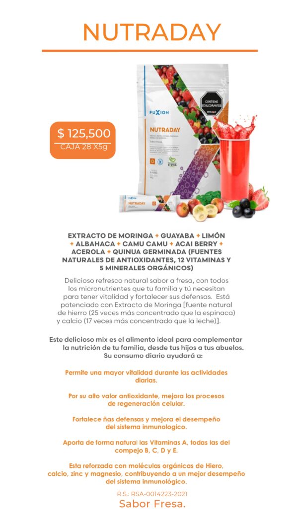 NUTRADAY CAJA 28X5G