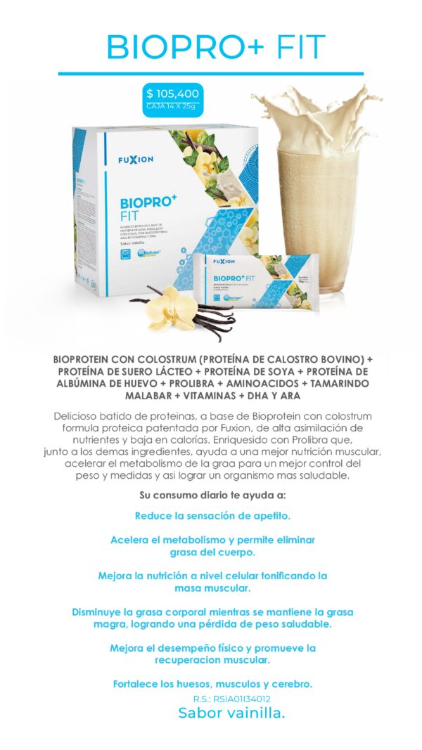 BIOPRO + FIT CAJA 14 X 25G