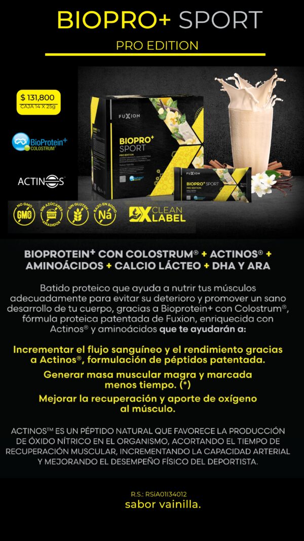 BIOPRO+ SPORT CAJA 14 X 25G