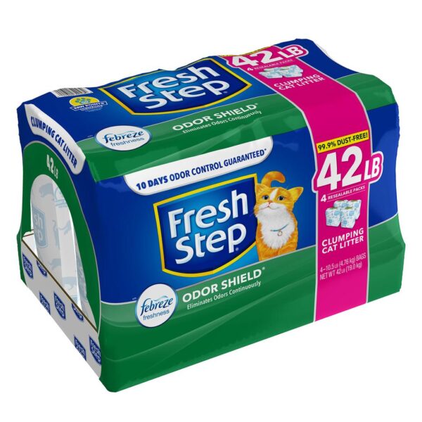 Fresh Step Arena para Gatos con Febreze 4 Unidades / 4.76 kg / 10.5 lb - Image 4