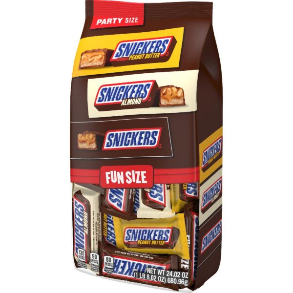 Snickers Paquete Fiesta de de Barras de Chocolate Variadas 680.96 g / 24.02 oz - Image 4