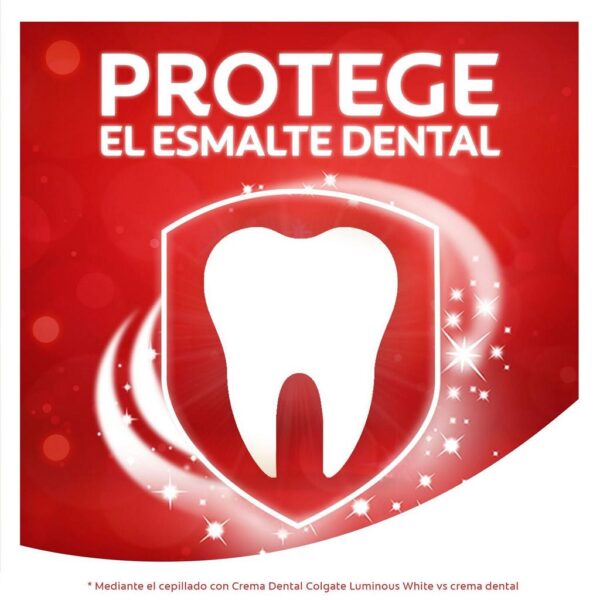 Colgate Luminous White Brilliant Crema Dental Blanqueadora 4 Unidades / 125 mL / 4.22 oz - Image 2