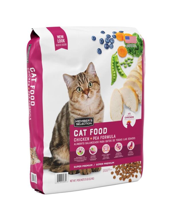 Member's Selection Alimento Balanceado con Pollo y Guisantes para Gatos de Todas las Edades 6.8 kg / 15 lb