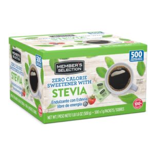 Member's Selection Endulzante con Stevia 500 Unidades / 1 g