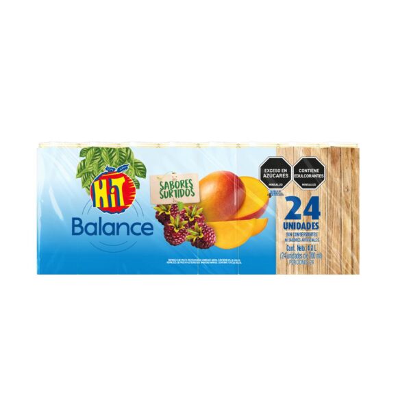 Hit Bebida de Frutas con Jugo en Caja Cero Azúcar Surtido 24 Unidades / 200 ml / 6.7 oz