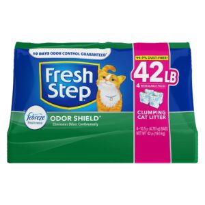 Fresh Step Arena para Gatos con Febreze 4 Unidades / 4.76 kg / 10.5 lb