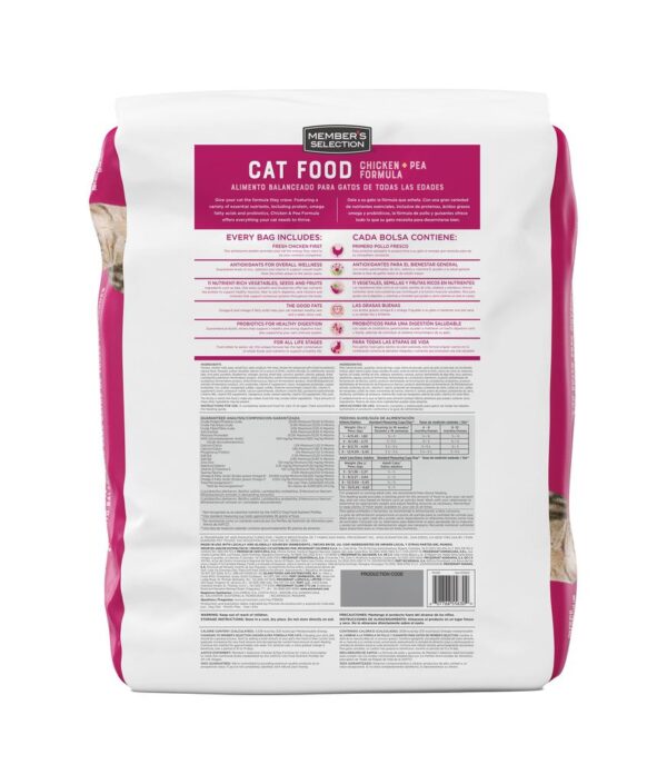 Member's Selection Alimento Balanceado con Pollo y Guisantes para Gatos de Todas las Edades 6.8 kg / 15 lb - Image 3