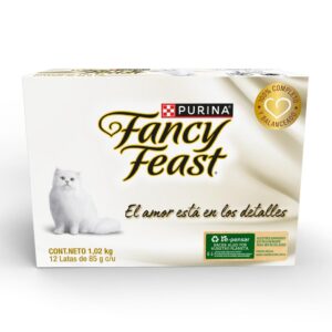 Purina Fancy Feast Alimento para Gatos Sabores Variados 12 Unidades / 85 g / 3 oz