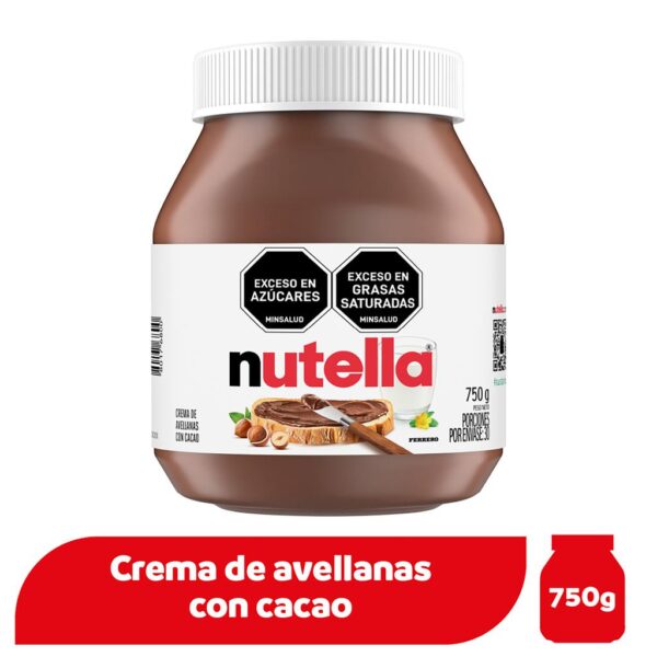 Nutella Crema de Avellanas con Cacao Esparcible 750 g - Image 4