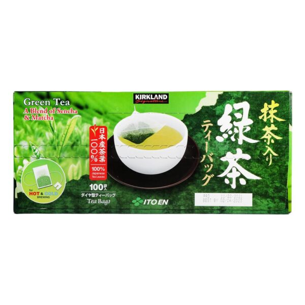 Kirkland Té Verde Mezcla de Sencha y Matcha 100 Unidades