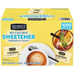 Member's Selection Endulzante de Sucralosa 1 000 Unidades / 1 g / 0.03 oz