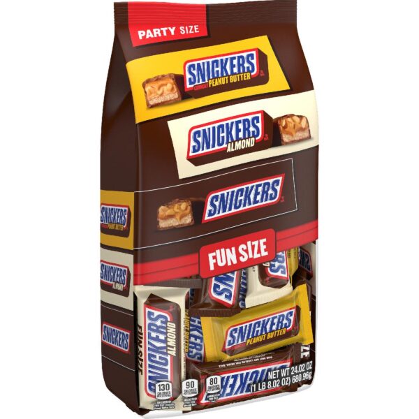Snickers Paquete Fiesta de de Barras de Chocolate Variadas 680.96 g / 24.02 oz - Image 3