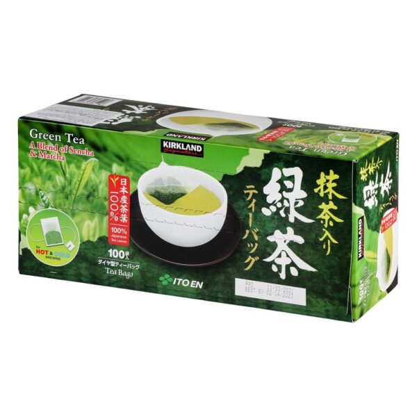Kirkland Té Verde Mezcla de Sencha y Matcha 100 Unidades - Image 3