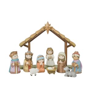 Member's Selection Juego de Pesebre en Resina 10 Piezas